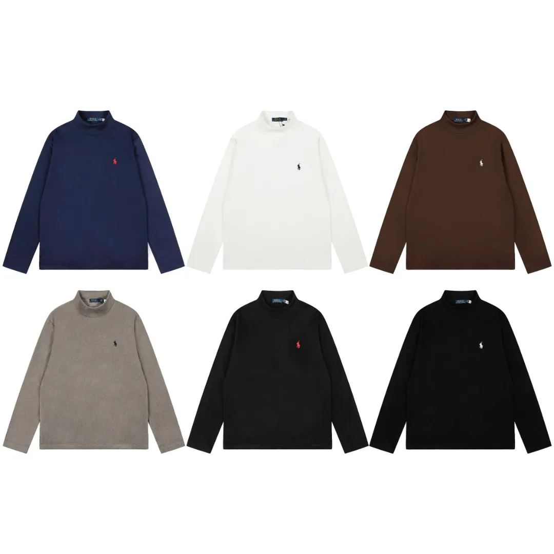 P190 Top quality" Style number: DS606# (not off the shelves all year round) [Ralph Lauren half turtleneck solid color pony embroidery logo basic round neck long sleeves] ✅Ralph Lauren Ralph Lauren classic basic versatile unisex half turtleneck pullover German velvet long sleeves ✅Main supply platform live broadcast Wholesale entities Replenish when out of stock Not off the shelves ✅ZP quality 1:1 version Scan the code to enter the GF website Counter quality ✅Detailed quality The only one in Guangzhou 280g German velvet fabric is comfortable and warm. It focuses on high-end and cost-effective. Needless to say good quality. ✅The version is restored to the original order. The maximum size can be worn up to 180 pounds. Loose, comfortable and stress-free. ✅The upper body is simple and easy to match. A must-have item for ootd. Good-looking clothes are never picky. A must-have in couples' wardrobes. Size: